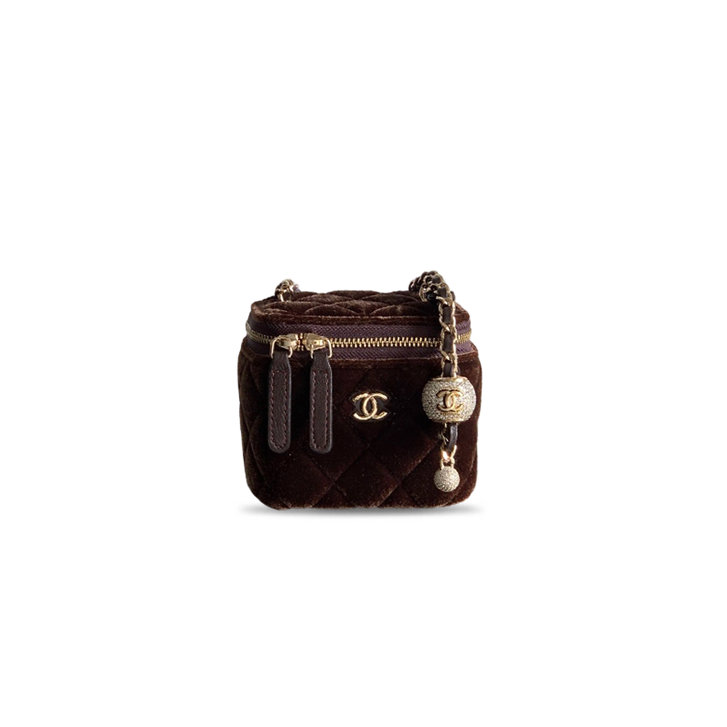 CHANEL SMALL VANITY WITH CHAIN AP1447 (11*8.5*7cm)